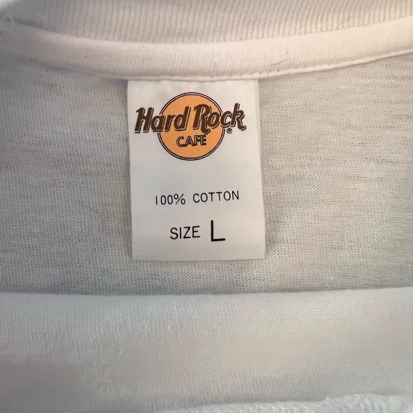 Hard Rock Cafe TOKYO Men's Size L Short Sleeve White Graphic T-Shirt - Picture 6 of 8